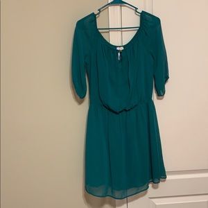 Teal dress